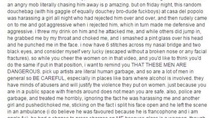 Vigilante Feminist Assaults Man