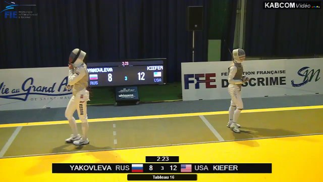 CdM fleuret dames St-Maur 2015 - Tableau 16 > 1/4 finale piste jaune (7/11/2015)