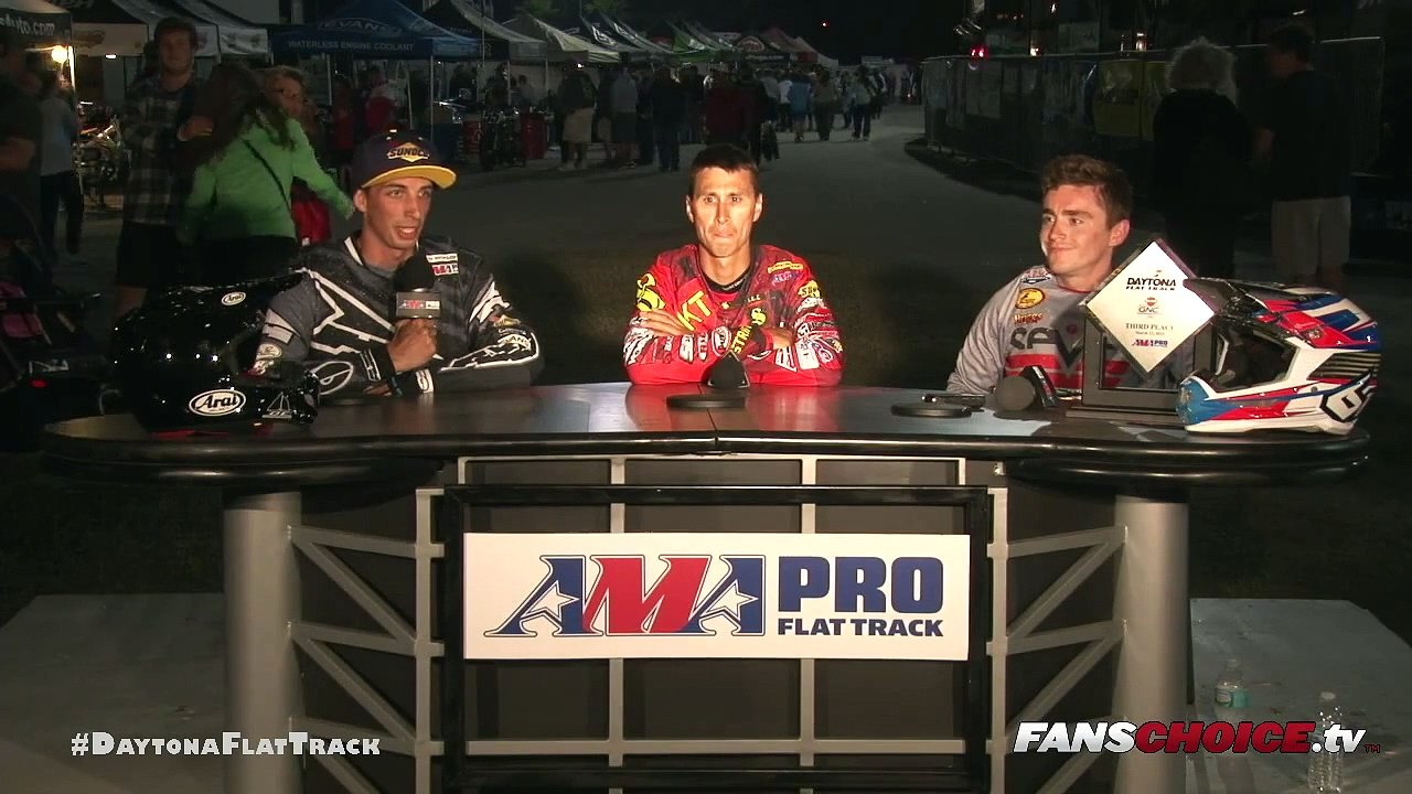 2015 DAYTONA Flat Track - Harley-Davidson GNC1 Main Friday - AMA Pro Flat Track Moto gp racing