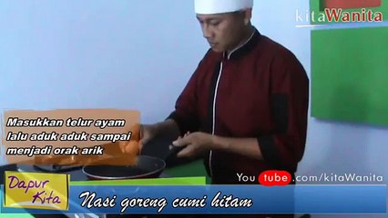 Indonesian recipes Nasi Goreng Spesial Cumi Hitam