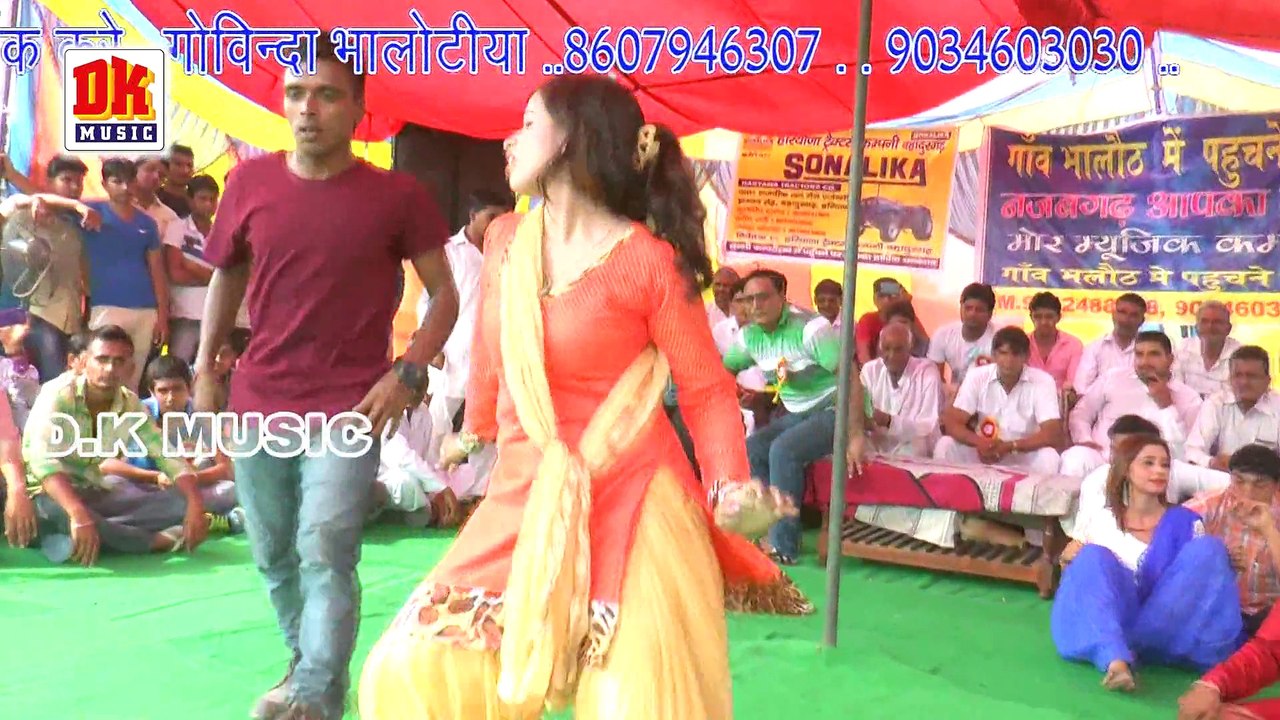 NEW MUJRA DANCE HOT DESI GIRL SARA ROLA PATLI KAMER KA FOLK STAJE RAGNI DANCE DK MUSIC