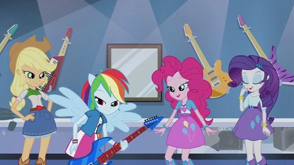 MLP: Equestria Girls - Rainbow Rocks Duelo de Guitarras [Español Latino]
