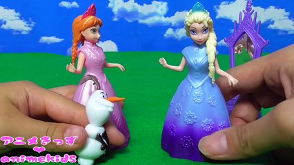 アナと雪の女王 おもちゃ エルサ 美容院 に行くよ♡ FROZEN おもちゃ