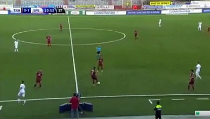 Trapani vs Spezia 4-1 Enis Nadarevic Amazing Goal Serie B 7.11.2015