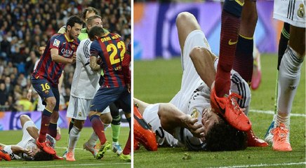 The dirty side of El Clasico - Fights, Fouls, Dives & Red cards