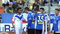 Novara - Brescia 4-0. Andrey Galabinov Goal. Serie B 7⁄11⁄2015