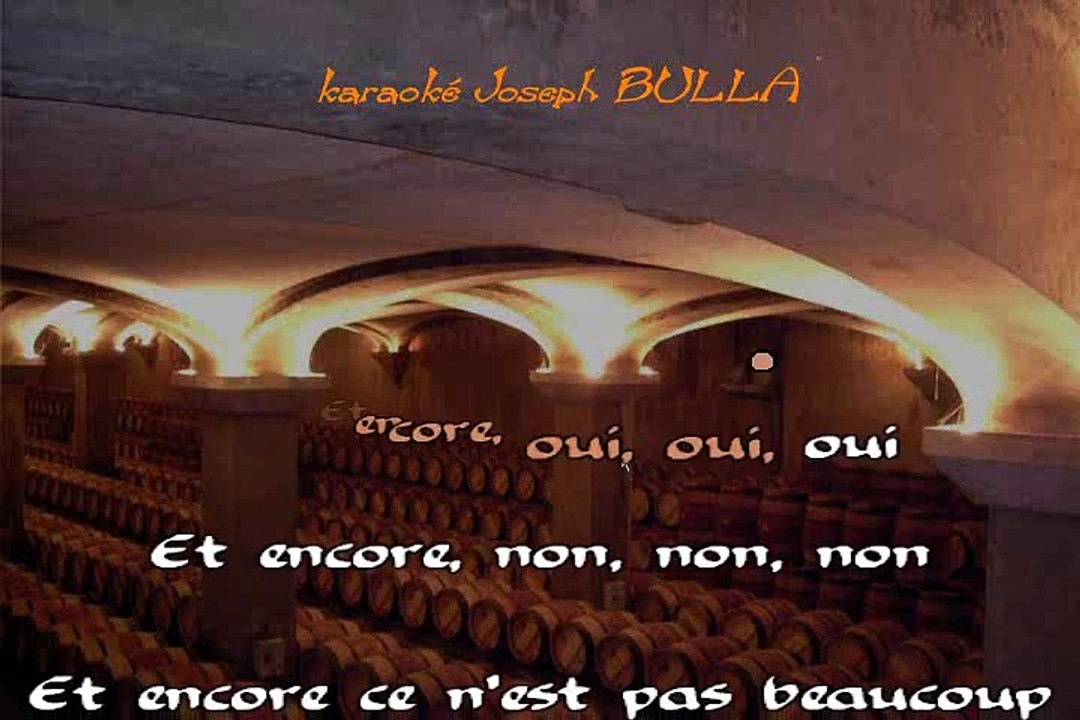 Chansons à boire Chevaliers de la table ronde karaoké Joseph BULLA