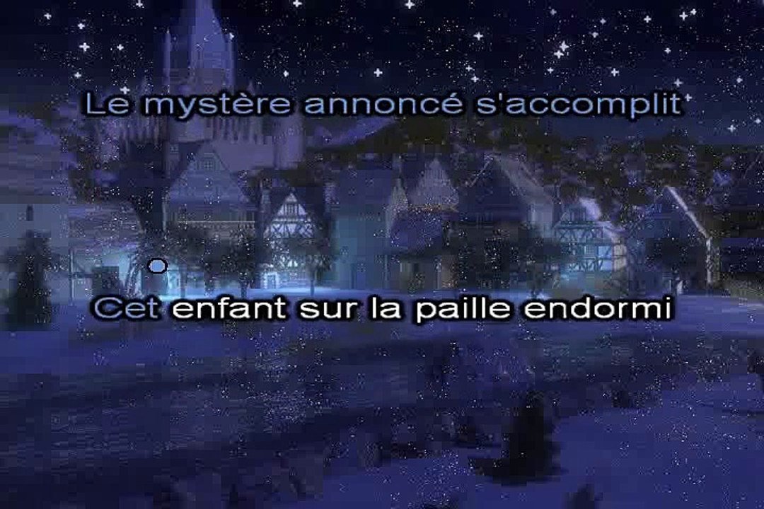 Chant de Noël Douce nuit sainte nuit karaoké Joseph BULLA