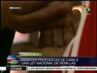 Venezuela debate ley de producción de alimentos libre de transgénicos