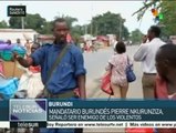 Pdte. de Burundi aseguró ser enemigo de los violentos