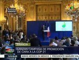 Francia lanza campaña de promoción de cara a la COP 21
