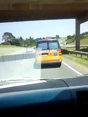 2 Ambulances racing to be the first on Accident Scene in South Africa