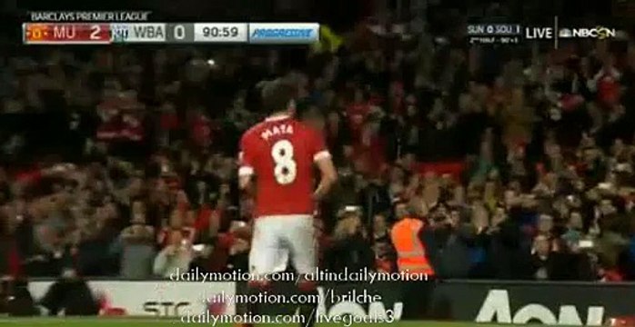 2-0 Juan Mata PENALTY GOAL | Manchester United v. West Brom Premier League 7.11.2015 HD