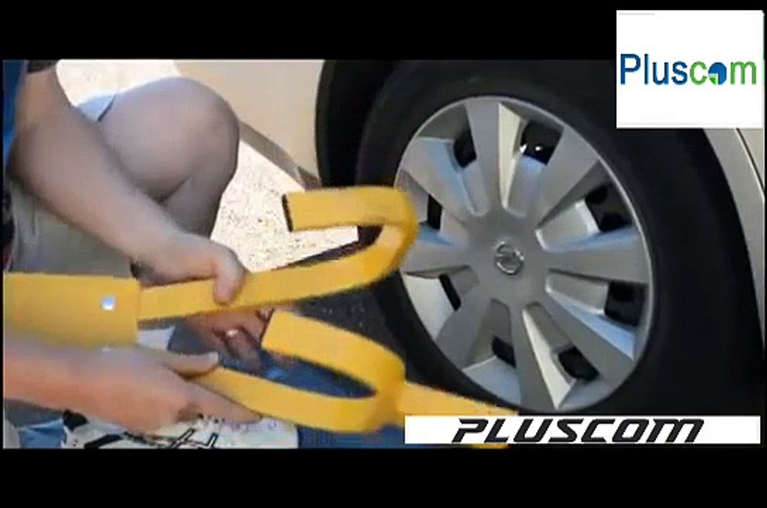 Heavy Duty Steel Car Van Wheel Clamp Safety Lock For Caravans 13 to 15 Inches Size Wheels