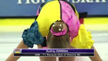 Audrey Darrah - Juvenile Women U12 - 2016 Skate Canada BC/YK Sectional Championships