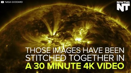 NASA Released High Resolution Footage of The Sun - Watch Video in 720p