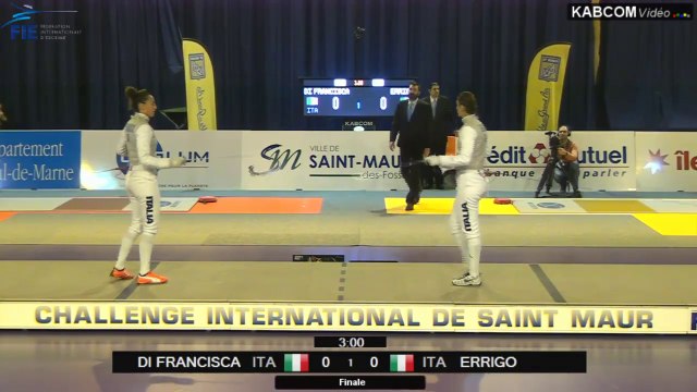 CdM fleuret dames St-Maur 2015 - finale Errigo (ITA) vs Di Francesca (ITA)