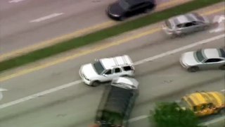 A teen lead police on a high-speed chase in Miami-Dade County just a little bit ago.