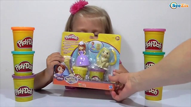 ✔ Кукла София - Принцесса и Плей До от Ярославы - Sofia the first Disney Princess Play Doh - VLOG