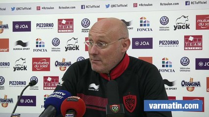 Laporte après RCT-Montpellier : "satisfait de l'état d'esprit des joueurs, mais..."