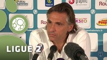 Conférence de presse Chamois Niortais - FC Metz (1-1) : Régis BROUARD (CNFC) - José RIGA (FCM) - 2015/2016