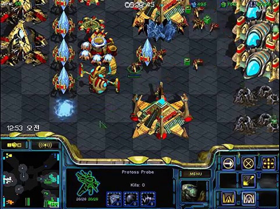 Une poignée inflexible pour pousser le Zerg ! 3 fois plus rapide interminables trois 3 _ Starcraft_Broodwar 3vs3 plus ra