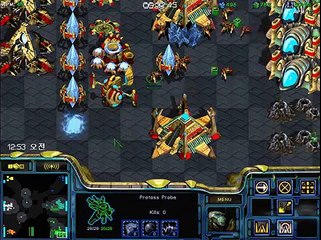 Une poignée inflexible pour pousser le Zerg ! 3 fois plus rapide interminables trois 3 _ Starcraft_Broodwar 3vs3 plus ra