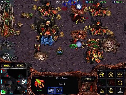 다 밀린거 동료들의 헬프로 살아나 승리! 스타 3배속 빠른무한 3vs3 (Starcraft_Broodwar 3vs3 Fastest Map)