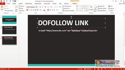 Dofollow and  NoFollow Tutorial in Urdu