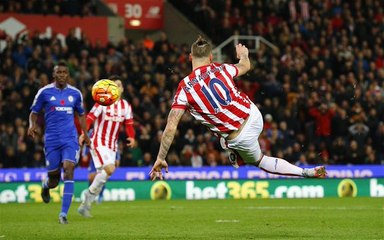 Marko Arnautovic Goal   Stoke vs Chelsea 1-0 -