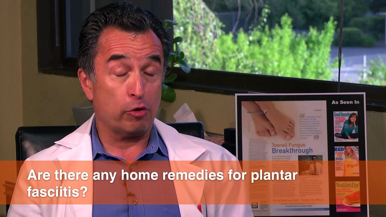 Are there any home remedies for Plantar Fasciitis?