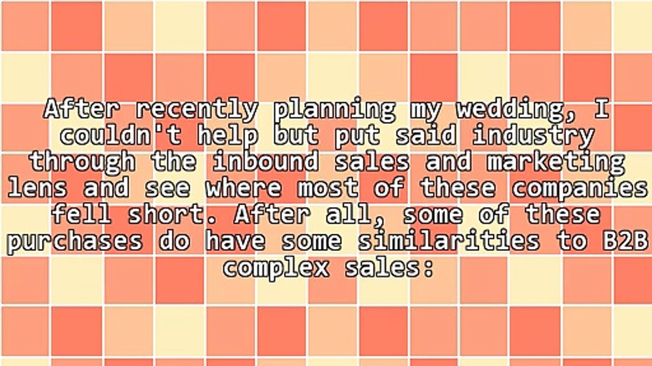 Tying the Knot With Your B2B Leads