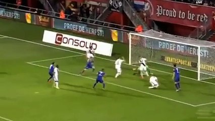 Joachim Andersen Own Goal Twente 1-3 Heerenveen Eredivisie 2015