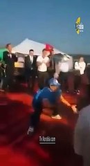 ---Maradona Crazy Funny Dance in Moroccan Sahara 2015