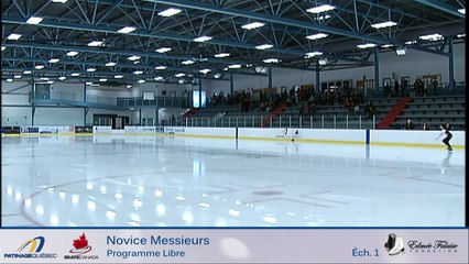 CSA2016-Québec, Novice Messieurs prog Libre Échauffement 1