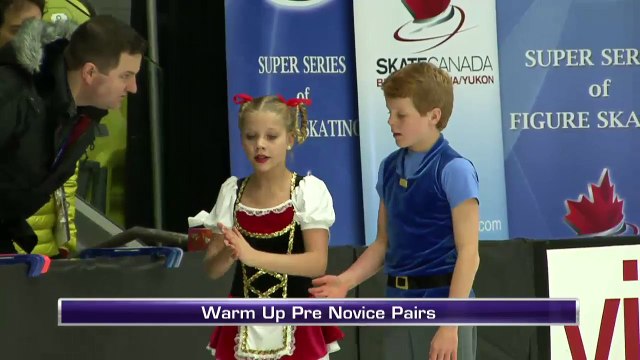 Norah Haydar & John Horwood - Pre Novice Pairs - 2016 Skate Canada BC/YK Sectional Championships