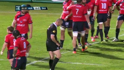 PRO D2 - Résumé Aurillac-Dax: 29-15 – J8 - Saison 2015/2016