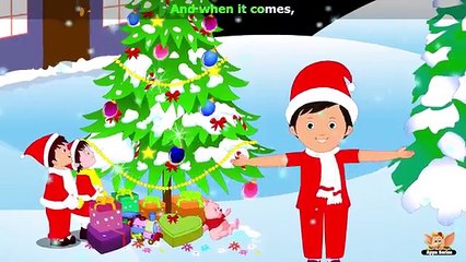 Christmas comes but once a year - Nursery Rhyme with Karaoke