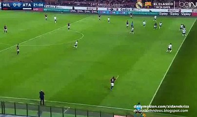 Carlos Bacca and Niang Amazing Backheel Chance - AC Milan v. Atalanta 07.11.2015 HD