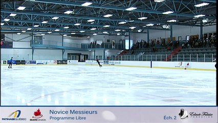 CSA2016-Québec, Novice Messieurs prog Libre Échauffement 2