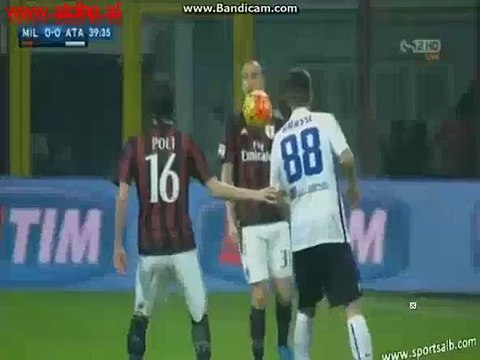 1st Half Goals & Highlights MILAN 0-0 ATALANTA SERIE A 7.11.2015 HD