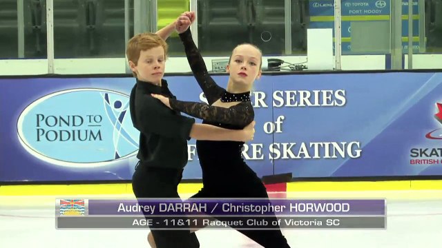Audrey Darrah/Christopher Horwood - Pre Novice Pattern Dance - 2016 Skate Canada BC/YK Sectional Championships