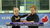 Audrey Darrah/Christpher Horwood - Pre Novice Pattern Dance - 2016 Skate Canada BC/YK Sectional Championships