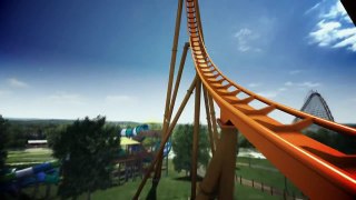 Thunderbird Roller Coaster POV Animation Holiday World 2015