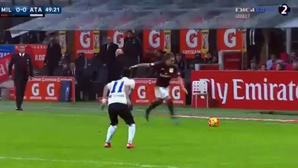 Marco Sportiello incredible save HD ¦ AC Milan vs Atalanta ¦ Serie A 2015