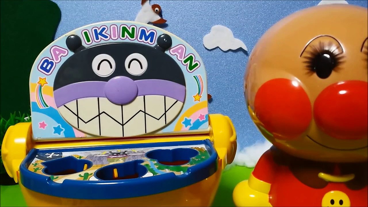 アンパンマン アニメ❤おもちゃ バイキンマン+つけまつ毛Anpanman Toys Animation