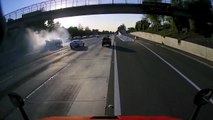Dashcam Catches Pileup | Nasty Freeway Crash