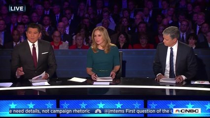 GOP presidential candidates CNBC debate, top group. Full HD. Part 1