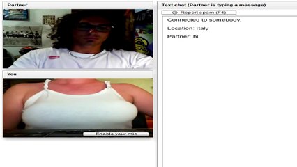 Chica troll en Chatroulette
