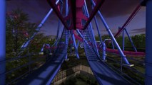 Banshee Roller Coaster POV New for 2014 Kings Island Ohio